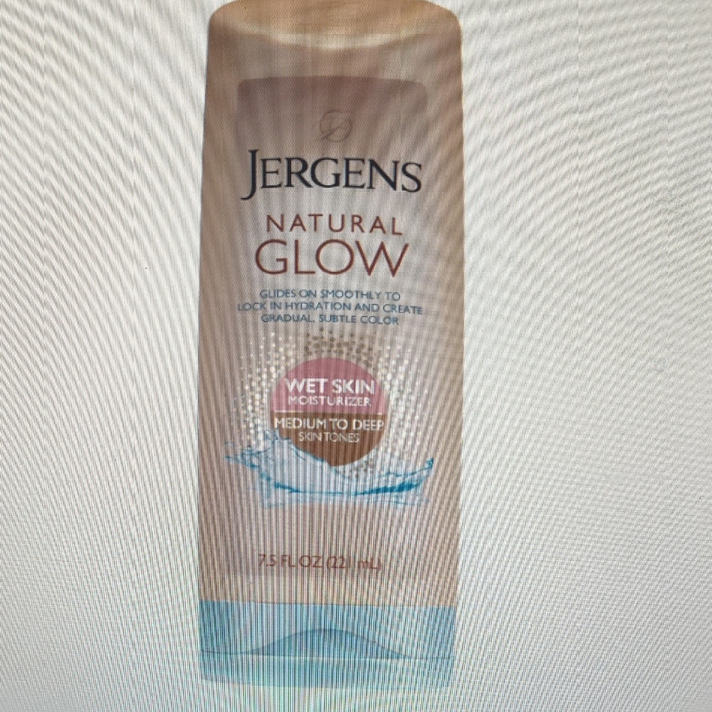 Jergens Natural Glow Wet Skin Moisturizer - Medium to Deep (Cream)